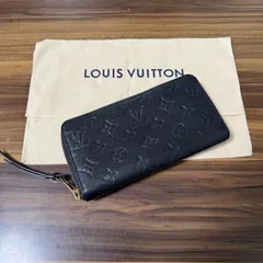 Louis Vuitton ルイヴィトン 財布 M93435 モノグラム アンプラント ポルトフォイユ・スクレット ロン ブラック ゴールド金具