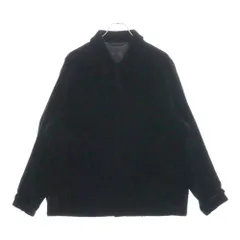LANVIN (ランバン) ベロア スナップボタン ブルゾン ジャケット ブラック LA-6M-79587のサムネイル