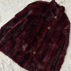 《良品》ヴィンテージ ボアジャケット ボルドー M リバーシブル 高級感 大人