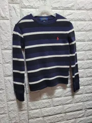 ポロ ラルフローレン キッズ ストライプ 長袖 Tシャツ