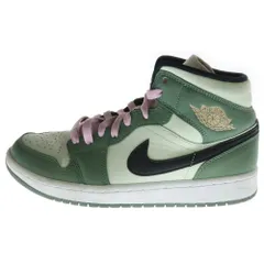 NIKE (ナイキ) WMNS AIR JORDAN 1 MID SE ウィメンズ エア ジョーダン 1 SE ミッドカットスニーカー グリーン US10/27cm CZ0774-300