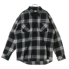 Rafu (ラフ) 23AW LOOSE JOINTS FLANNEL SHIRT ルーズ ジョイント フランネルシャツ 長袖シャツ ブラック Rafu23NL010GM