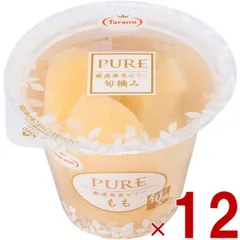 たらみ PURE 桃 270g 高級ゼリー 厳選果実 フルーツ 常温 12個のサムネイル