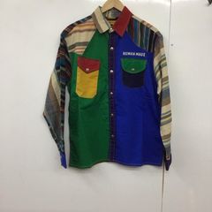 HUMAN MADE ヒューマンメード シャツ、ブラウス 長袖 長袖シャツ プリントシャツ カラーシャツ