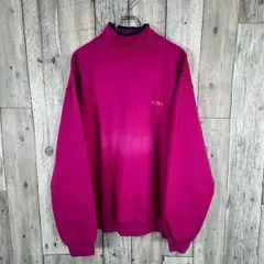 OLD nautica 90sノーティカ タートルネック モックネック 裏起毛 肉厚 厚地 スウェット スエット トレーナー メンズ XL サイズ