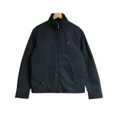 ポロ ラルフローレン スイングトップ 黒 ジャケット