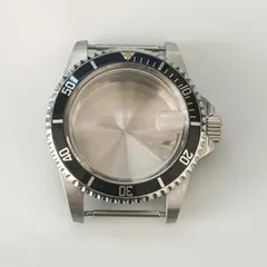 カレンダー窓あり プラ風防 腕時計 ケース ブラック 日焼けルミナス 【対応】SEIKO7S26/7S36/NH35/NH36/4R36 セイコー