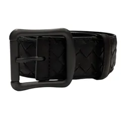 【中古】 Bottega Veneta ボッテガウェネタ イントレチャート ベルト ブラウン メンズ 革 レザー 25026927 KJ