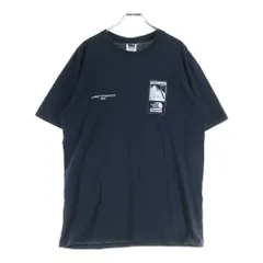 SUPREME (シュプリーム) 16SS ×THE NORTH FACE Steep Tech Tee Shirt ザノースフェイス スティープテック 両面プリントTシャツ 半袖クルーネックカットソー ブラック NT01604I