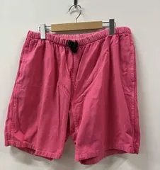 GRAMICCI グラミチ その他ハーフパンツ クライミングショーツ 1日ロゴ 90S ピンク サイズL コットン100%  アメリカ製 