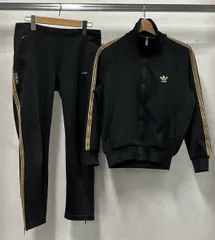 adidas アディダス 3streifen 3ストライプ その他インナー サイズ不明 TAD-7A 80S セットアップ 西ドイツ デサント 刺繍 ブラック
