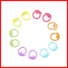 【即発送】かぎ針編み 編み物用品 段数マーカー 携帯に便利 ステッチマーカー 編み物用かぎ針編みのマーカー カラフル カラフルかぎ針編み マーカーホルダー 手芸 編み物ツール DIY 編み物マーカー 編みのマーカー (A) YFFSFDC