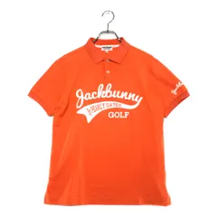 中古 メンズ ジャックバニー Jack Bunny!! 半袖ポロシャツ 5(L) オレンジ ストレッチ