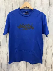 STUSSY ステューシー OLD 90s 袖裾シングル 紺タグ 立体ロゴ USA製 半袖Tシャツ コットン M
