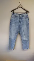 M11058 【GAP】 ギャップ パンツ ２０２０年 デニム カジュアル ライトブルー レディース M～Lサイズ（普通～少しゆったり） コットン１００%