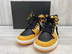 NIKE／AIR JORDAN 1 MID／Taxi／YLWWHT／554724-701／スニーカー