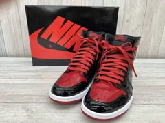 NIKE／AIR JORDAN 1 High OG／Patent Bred／エナメル／BLKRED／555088-063／スニーカー