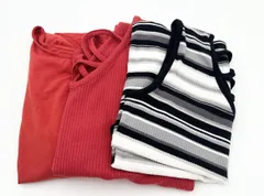 AZUL by moussy アズールバイマウジー タンクトップ カットソー 3枚セット Sサイズ 〇洗濯済