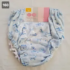 【160】【2枚組】ガールズ　ショーツ　女児　ショーツ　女児ショーツ　女の子ショーツ　女の子下着　女児下着　綿ショーツ　コットンショーツ　アニマル　ペンギン