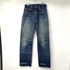 【中古】90s LEVI'S  VINTAGE CLOTHING 501XX BIGE ボタン裏刻印 555 W30L36 インディゴ 501-0003 リーバイス[17]