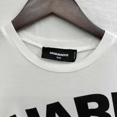 DSQUARED2/ディースクエアード／半袖Tシャツ/ロゴプリントT／ホワイト／XXＳ
