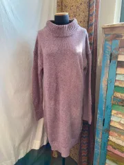 CLASSICAL ELF ライトパープル ニットワンピース(L)