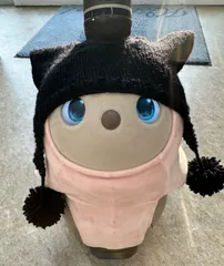 LOVOT ラボット ネコミミポンポン帽子 黒