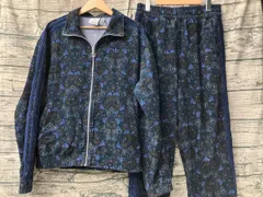 adidas アディダス adidas originals その他ジャケット サイズ0 上下セットアップ ブルー 総柄 コーデュロイ 