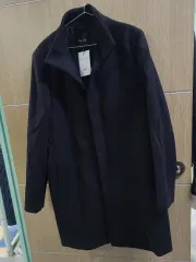 新品/Theory セオリー ウールカシミア ブラック コート