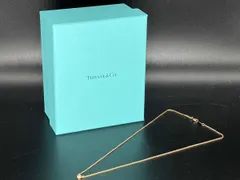 TIFFANY＆Co．（T＆Co．）　バイザヤード　ネックレス　約41cm  K18 2.3g  プレゼント　贈り物