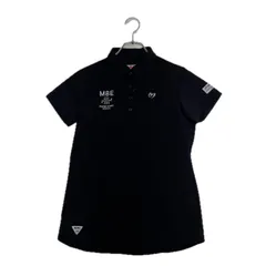 ○★新品未使用　マスターバニーエディション　ロゴ総柄　長袖ポロシャツ　1　黒 リンクスロゴジャガード長袖ポロシャツ | MASTER BUNNY EDITION