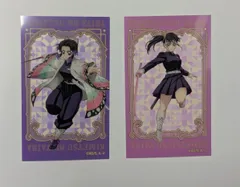 胡蝶しのぶ 栗花落カナヲ 鬼滅の刃 メモリアルクリアカードコレクション Vol.2 鬼滅 グッズ カード