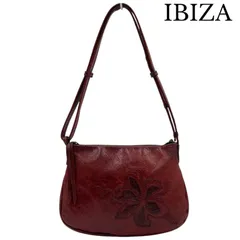 IBIZA　イビサ　2wayショルダーバッグ　ハンドバッグ　花　フラワーモチーフ