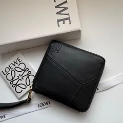 【新品未使用】ロエベ パズル 長財布 ブラック グレー ブラウン ロエベ LOEWE LOEWE 長財布 PUZZLE EDGE ZIPPED WALLET パズル