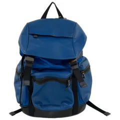 COACH (コーチ) ★★ ⑤ レザーバックパック ユニセックス ブルー ONE SIZE