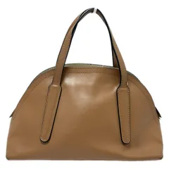 GIANNICHIARINI(ジャンニキャリーニ/ジャンニキアリーニ) ハンドバッグ - ライトブラウン×アイボリー レザー