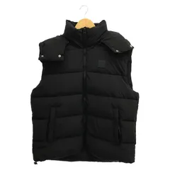 【中古】DIESEL 中綿ベスト サイズL 黒 ディーゼル[91]