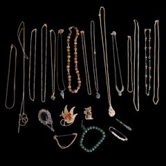 遺品整理㉙】ジュエリーまとめて K18GFあり SILVER925あり ネックレス