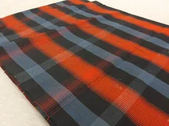 P40946　大島紬　アンサンブル　新古品　反物　k