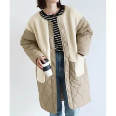 ☆ ベージュ ☆ ジャケット ロングコート レディース コート レディース 冬 キルトコート ロングコート ロング ブルゾン ボア ジャケット 秋 防寒 アウター おしゃれ ロング丈 きれいめ かわいい 暖かい ゆったり 大人 オシャレ 上品