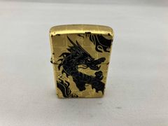 ZIPPO 水墨画 龍 純金箔張り - メルカリ