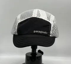 PATAGONIA パタゴニア 28818 ダックビル キャップ ブラック ホワイト メッシュ ロゴ 中国製 ナイロン ポリエステル