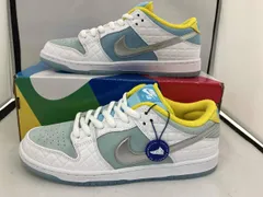 FTC × NIKE SB DUNK LOW PRO QS WHITE BLUE エフティーシー ナイキ ダンク ホワイト ブルー DH7687-400