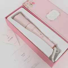 【美品】KINUJO spin&curl SC023 ピンク 自動巻カールアイロン 絹女 キヌージョ 本体