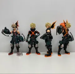 ヒロアカ　爆豪勝己　フィギュア　4体セット　一番くじ　MASTERLISE