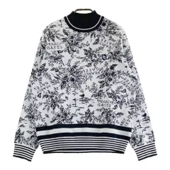 サイズ：4 PEARLY GATES パーリーゲイツ 2022年 ハイネック ニットセーター 花柄 ホワイト系 [240101569740] ゴルフウェア メンズ ストスト