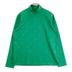 サイズ：2 NOEL REUSSIR ノエルレシール  ハイネック 長袖Tシャツ ロゴ総柄 グリーン系 [240101569776] ゴルフウェア メンズ ストストのサムネイル