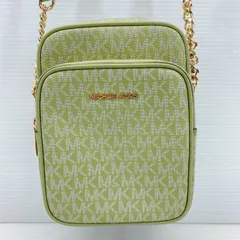 ■MICHAEL　KORS マイケルコース ショルダーバッグ グリーン系 チェーン クロスボディ USED■