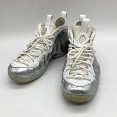 Nike Womens ナイキ ウィメンズ スニーカー Air Foamposite One Silver White AA3963-100 エアフォームポジット ワン 26cm 靴 B15272◆