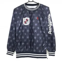 【美品】パーリーゲイツ スニード 黒×グレー 星柄 蓄熱裏地 ブルゾン  レディース 0(S) ゴルフウェア PEARLY GATES